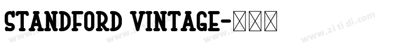 Standford Vintage字体转换